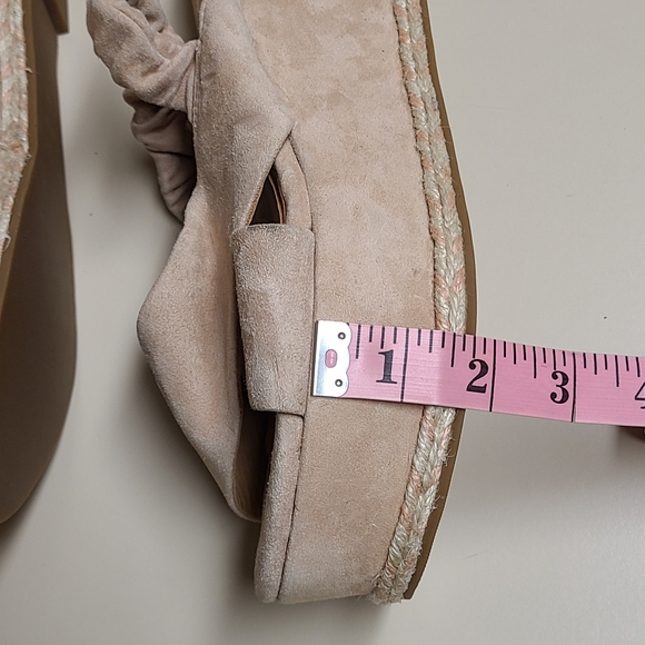 Joie Suede Garden slingback platform sandals size 38 - Picture 13 of 13